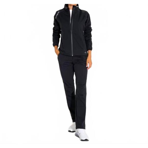 NEW ABACUS SPORTSWEAR US pitch 37.5 rain golf trouser in black - Picture 1 of 4